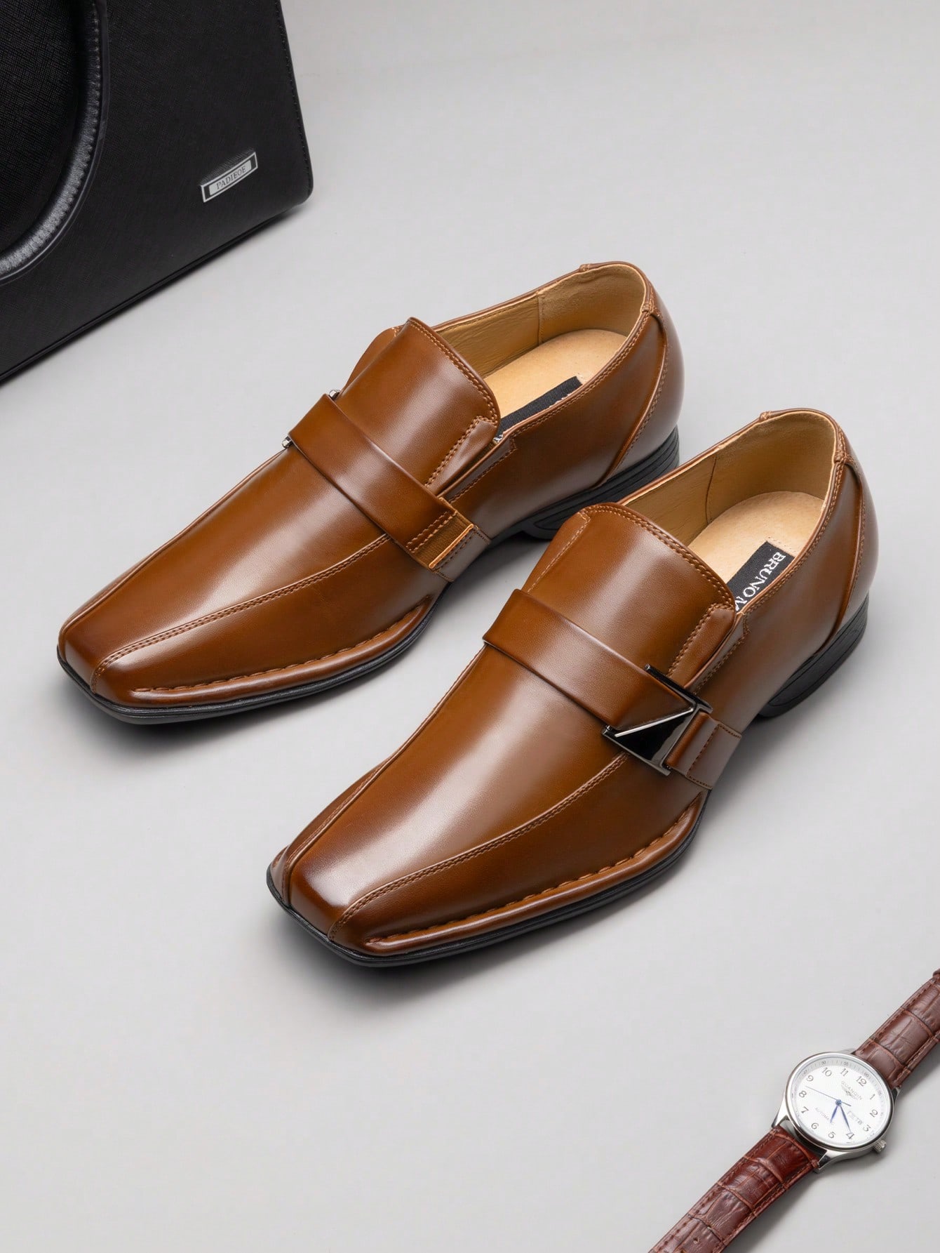 Mocassini eleganti in pelle co - Formal Men Daily Wear Footwear recensione e prezzo