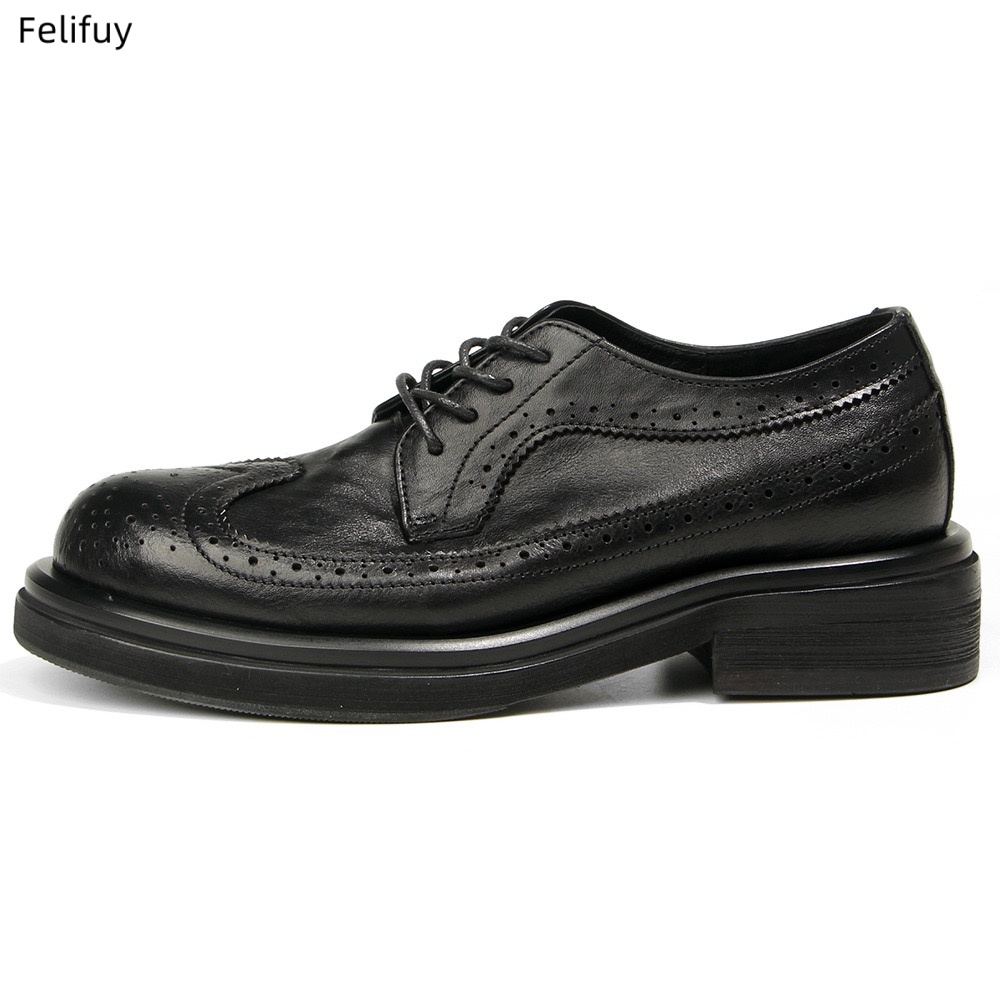 Scarpe Derby nere vintage in p - Men Formal Wear All Black recensione e prezzo
