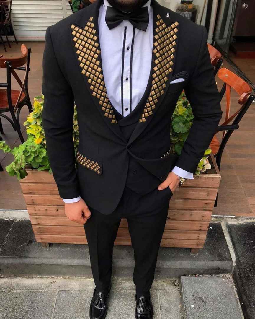 Abito da sposo moderno con rev - Men Formal Wear Modern recensione e prezzo